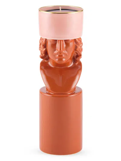 Ginori 1735 Lcdc Il Letterato Candleholder In Red Clay