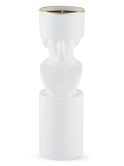 Ginori 1735 Lcdc Il Letterato Candleholder In White