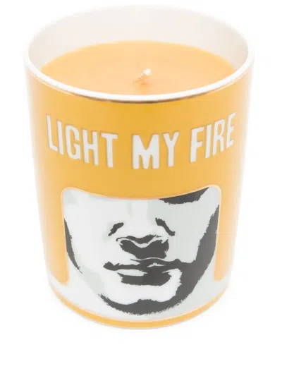 Ginori 1735 Light My Fire Candle In 黄色