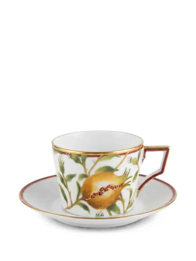 Ginori 1735 Luna Fruit-print Tea Cup In Multi
