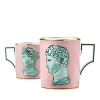 Ginori 1735 Luna Shape Mug In Pink
