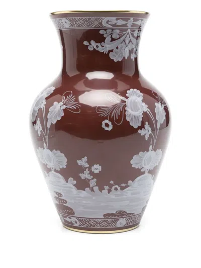 Ginori 1735 Ming Vase (11cm) In Brown