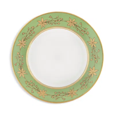 Ginori 1735 Muschio Voliere Dinner Plate In Green
