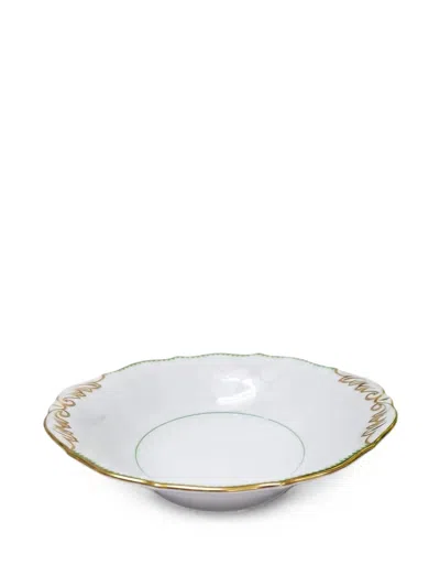 Ginori 1735 Museo Gold-trimmed Bowl In White