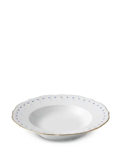 Ginori 1735 Museo Le Perle Soup Plates (set Of Six) In White