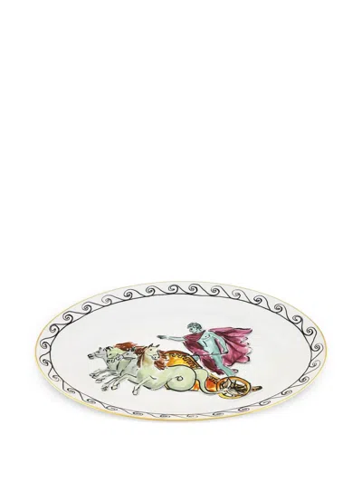 Ginori 1735 Neptune Plate In White