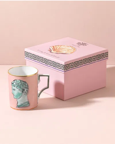 Ginori 1735 Neptune's Voyage Mug In Pink