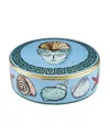 Ginori 1735 Neptune's Voyage Round Box, Blue In Multi