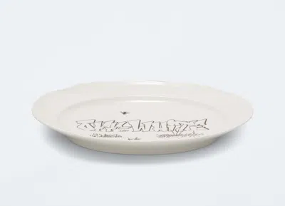 Ginori 1735 Off-white Oval Flat Platter In N/a