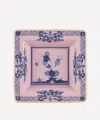 Ginori 1735 Oggetti Azalea Small Square Change Tray In Pink