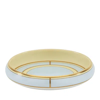 Ginori 1735 Oggetti Round Change Tray In Blue