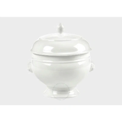 Ginori 1735 Oggetti Tureen With Grotesque Masks And Cover In White