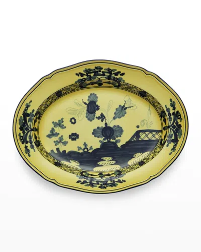 Ginori 1735 Oi Citrino Oval Platter In Yellow