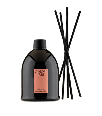 Ginori 1735 Orange Renaissance Diffuser In Black