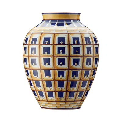 Ginori 1735 Orcino Vase In Multi