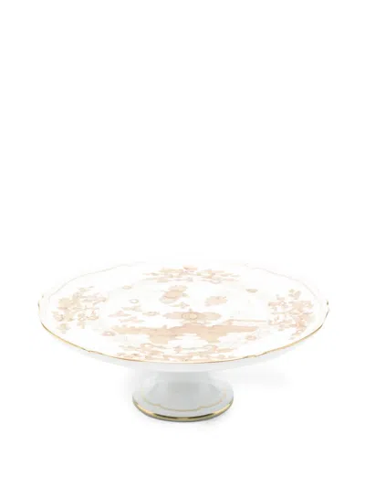 GINORI 1735 ORIENTAL ITALIANO FLORAL CAKE STAND (30,5CM X 11,5CM)