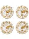 Ginori 1735 Four Piece Coaster Set In White