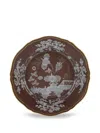 Ginori 1735 Oriente Floral-patterned Decorative Plate In Brown
