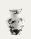 Ginori 1735 Oriente Italiano 10" Ming Vase, Albus In Brown