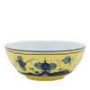 Ginori 1735 Oriente Italiano Antico Doccia Bowl In Yellow
