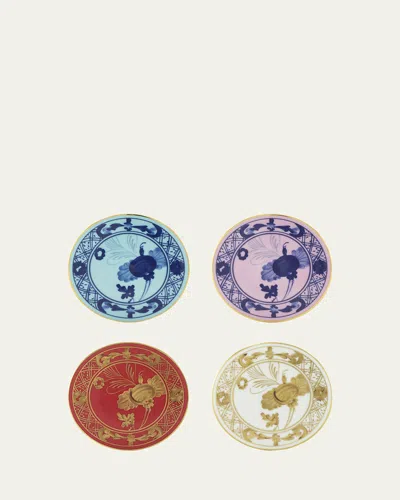 GINORI 1735 ORIENTE ITALIANO ASSORTED COASTERS, SET OF 4