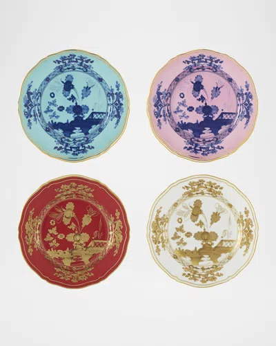Ginori 1735 Oriente Italiano Assorted Dessert Plates, Set Of 4