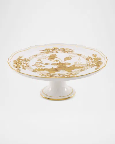 Ginori 1735 Oriente Italiano Aurum Cake Stand In Multi