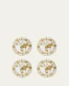 Ginori 1735 Four Piece Coaster Set In Oiaurum
