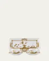 Ginori 1735 Oriente Italiano Aurum Tea Service Set In Aurum