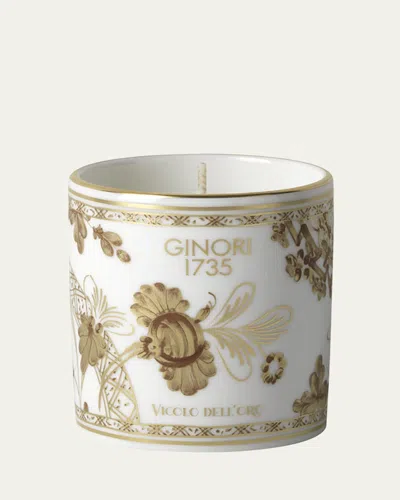 Ginori 1735 Oriente Italiano Aurum Vicolo Dell'oro Candle, 250g In White