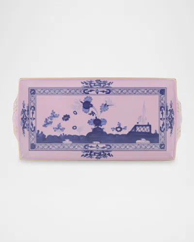 Ginori 1735 Oriente Italiano Azalea Large Service Tray In Pink