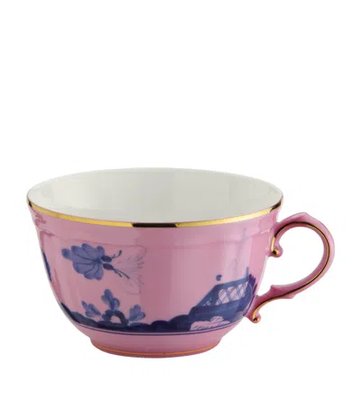 Ginori 1735 Oriente Italiano Azalea Teacup In Pink