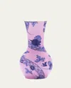 Ginori 1735 Oriente Italiano Azalea Tulipano Vase, 8" In Azalea