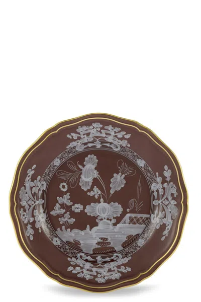 Ginori 1735 'oriente Italiano' Bread Plate ⌀ 17cm In Brown