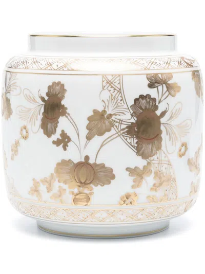 Ginori 1735 Oriente Italiano Candle Holder In White