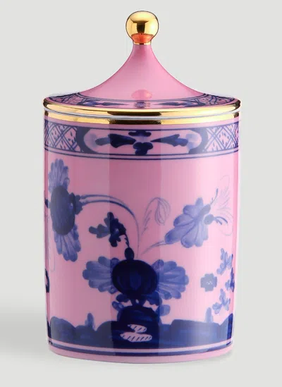 Ginori 1735 Oriente Italiano Candle In Pink
