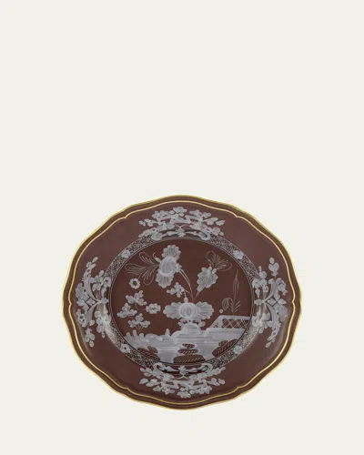 Ginori 1735 Oriente Italiano Castagna Bread And Butter Plate In Oi  Castagna