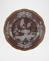 Ginori 1735 Oriente Italiano Castagna Bread And Butter Plate In Oi  Castagna