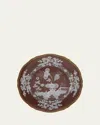 Ginori 1735 Oriente Italiano Castagna Charger Plate In Oi  Castagna