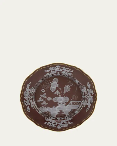 Ginori 1735 Oriente Italiano Castagna Dinner Plate In Oi  Castagna