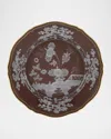 Ginori 1735 Oriente Italiano Castagna Dinner Plate In Oi  Castagna
