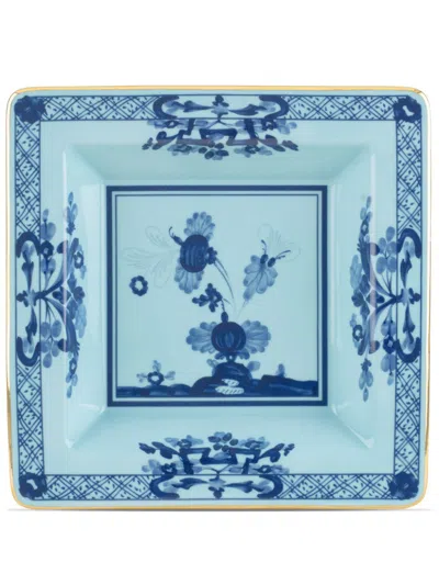 Ginori 1735 Oriente Italiano Change Tray (18cm) In Blue