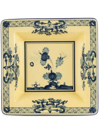 Ginori 1735 Oriente Italiano Change Tray (18cm) In Yellow