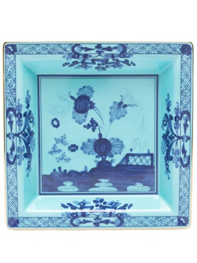 Ginori 1735 Oriente Italiano Change Tray In Blue