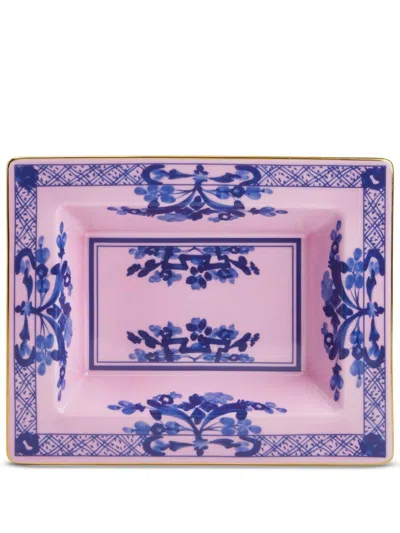 Ginori 1735 Oriente Italiano Change Tray In Pink