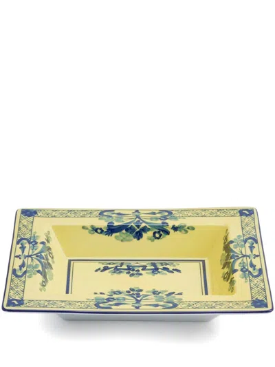 Ginori 1735 Oriente Italiano Change Tray In Yellow