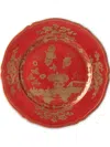 Ginori 1735 Oriente Italiano Rubrum Dessert Plate In Red