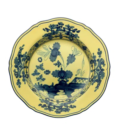 Ginori 1735 Oriente Italiano Citrino Dessert Plate In Blue