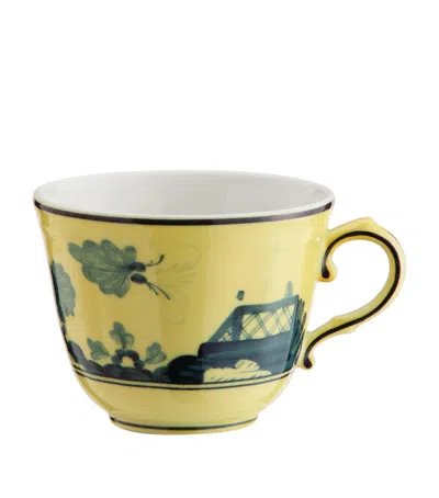 Ginori 1735 Oriente Italiano Citrino Espresso Cup In Yellow