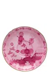 Ginori 1735 Oriente Italiano Flat Dessert Plate In Pink